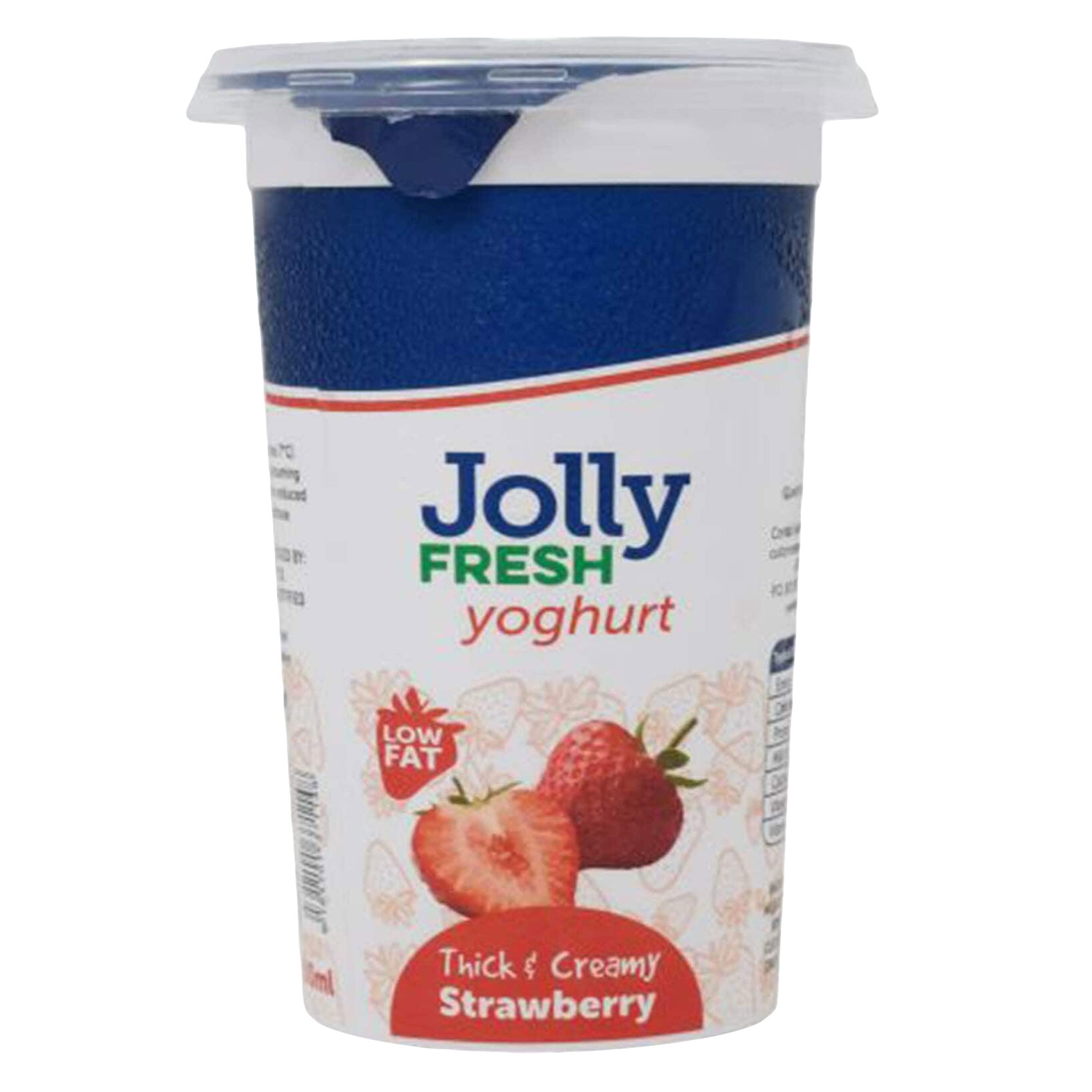 Jolly Fresh Thick And Creamy Strawberry Cup Yoghurt 500ml
