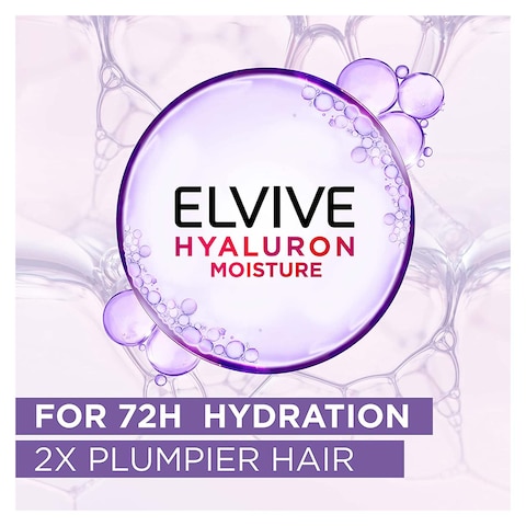 L&#39;or&eacute;al Paris Elvive Hyaluron Moisture 72h Shampoo With Hyaluronic Acid - 400 Ml