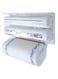 Triple Paper Dispenser With Cutter White 8inch
