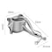 Manual Hand Press Juicer Squeezer Household Fruit Juicer Extractor Fruit Juicer Machine Kitchen Fruit Tool Aluminium Alloy