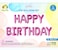 Party Time 1 Set of 16inches Pink Happy Birthday Foil Balloon For Birthday Party Decoration, Birthday Banner Backdrop - Birthday Party Supplies