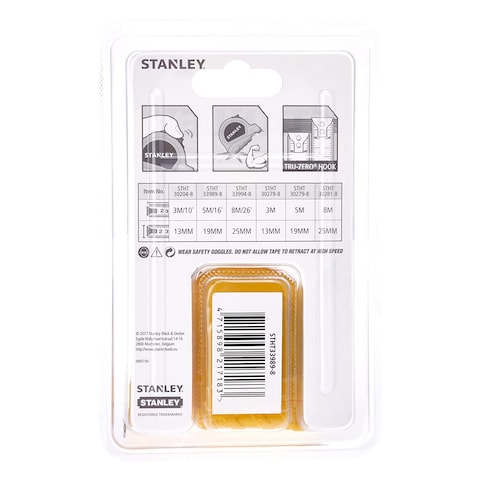 STANLEY TAPE MEASURE 5MTRS GLOBE