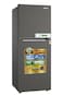 Nobel 280 L Gross / 196 L Net, No frost Double Door Refrigerators, R600a Refrigerant, Temperature Control, Inside Light, Inside Condenser - NR280NF Dark Silver