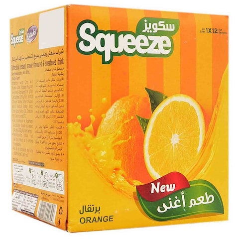 Katakit Squeeze Instant Drink Powder Orange Flavor 30 Gram 12 Pieces