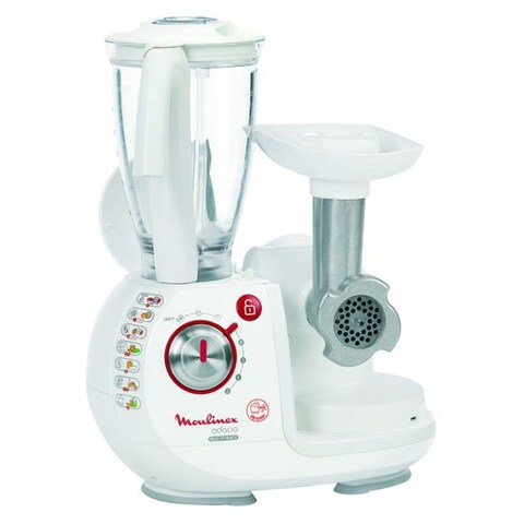 Moulinex Odacio Food Processor - 1000 Watt - White - FP7371BM