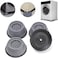 Showay Noise Cancelling Washing Machine Support, Washer And Dryer Anti-Vibration Pads, Slip Anti Vibration And Noise Reducing Rubber Washing Machine Feet Pads, Dr-01, Pack Of 4