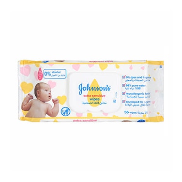 Johnson And Johnson Wipes Extra Senstive 56Sheets