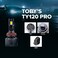 Toby&rsquo;s TY120 Pro 9005 2 Pieces 120W/Piece Original Tested LED Headlight Bulb Assembly 24000 Lumens 240W/Set Xtreme Bright With Color Temperature 6500K