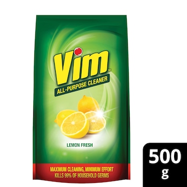 Vim lemon Fresh Refill Pouch 500g
