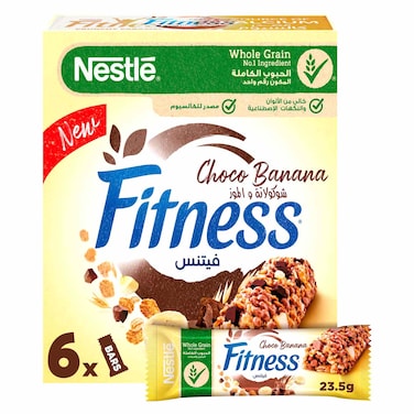 Nestle Fitness Choco Banana Cereal Bars, 23.5g Pack of 6