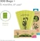 Earth Rated Dog Poop Bags, Thick On The Go Single Roll, Ideal For Yard Pickups, Unscented, 300-Count