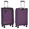 Eminent Expandable Luggage Trolley Bag Soft Suitcase for Unisex Travel Polyester Shell Lightweight with TSA lock Double Spinner Wheels E777SZ Carry On 20 Inch Purple