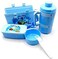 Lion Star (Bottle Tiffin Set) Water Bottle (Fantasia) (800 ml) for School Kids (Pack of 1) (Multi-Colour Pack).