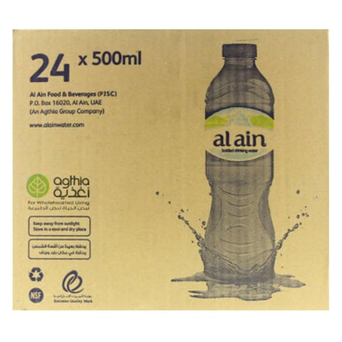 Al Ain Low Sodium Bottled Drinking Water 500ml Pack of 24