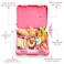 Eazy Kids 6 &amp; 4 Convertible Bento Lunch Box  w/ Sandwich Cutter Set-Flamingo Pink