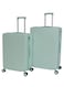 Morano 3-Piece Unisex Travel Luggage Trolley Set Light Green