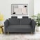 In House Rosela 2 In 1 Sofabed Velvet Upholstered - Dark Grey