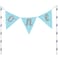 Creative Converting- 1st Bday Blue One Pennant Cake Topper 1pcs< >Blue< >