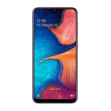 سامسونج جالكسي A20 ثنائي الشريحة، 32 جيجا، 3 جيجا رام، شبكة الجيل الرابع ال تي اي - أزرق