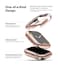 Ringke Apple Watch 9 / 8 / 7 41mm Apple Watch Series (41mm) Case, Slim Series, Clear + Chrome Rose Gold