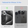 MONOCARBON Forged Real Carbon Fiber case for iPhone 15 PRO cover [MagSafe Compatible] Military Grade - Matte Black