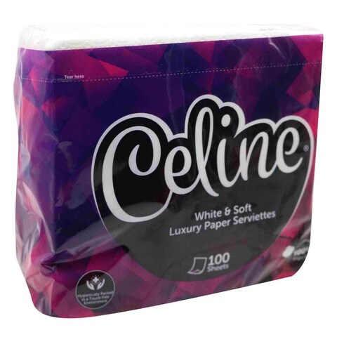 CELINE SERVIETTES INDIGO 100 SHEETS