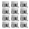 Zalcoon 12 Pcs Mop Broom Holder Wall Mount - Mop Holder Self Adhesive Broom Hanger Stainless Steel For Home Garage Garden Laundry Room Storage, Kitchen Tools Organizer (With Hook)
