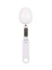 Generic Digital Measuring Spoons With Lcd Display Volume Scales White