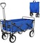Foldable utility vehicle, heavy duty foldable outdoor garden cart, adjustable handle, suitable for garden, sports, camping, picnic