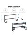 Generic Over The Sink Dish Drainer Drying Rack Black