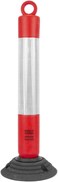 RACO Traffic Safety Plastic Delineator Post, Red   76CM Flexible Warning Post with Demountable Base   Road Safety Bollard