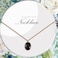 Aiwanto Black Pendant Necklace for Women's