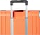 Eminent Vertica Hard Case Travel Bag Medium Luggage Trolley Polypropylene Lightweight Suitcase 4 Quiet Double Spinner Wheels With Tsa Lock B0006 Orange