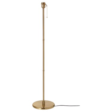 Floor Lamp From Recycled Bottles &amp; Its Solid Wood Base Base