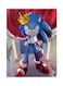 Video Game Sonic Metal Plate Poster Multicolour 15x20centimeter
