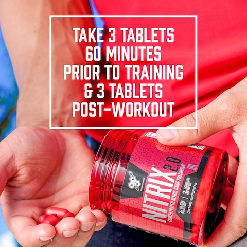 Bsn Nitrix 2.0 Concentrated Nitrix Oxide Precursor, 90 Tabs