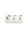 Terminator Multi Adapter 13A 2 Universal + 2USB White Terminator