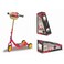 Smoby Disney Pixar Cars 3-Wheel Kick Scooter 750154 Multicolour