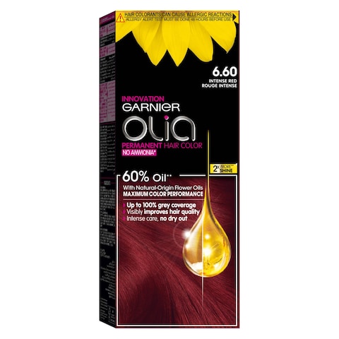 Garnier Olia Ammonia-Free Permanent Hair Colour 6.6 Intense Red