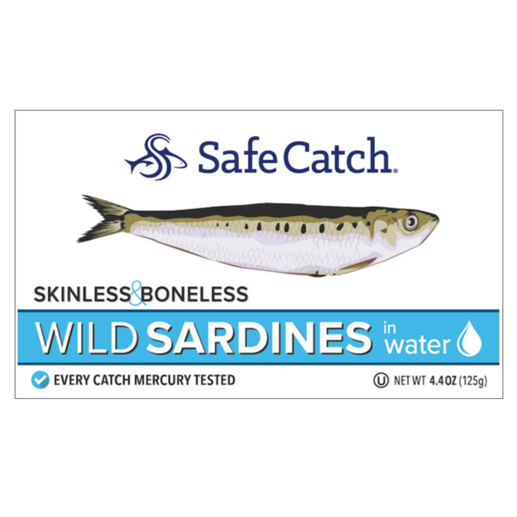 Safe Catch Wild Sardines Skinless And Boneless 125 Gram