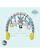 Moon Crib Hanging Toy Play Arch Stroller Crib Pram Activity Bar Plush Toy 0 M+, &lrm;44X9X30cm