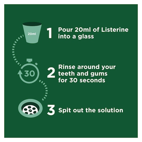 Listerine Teeth and Gum Antiseptic Mouthwash - Milder Taste - 250ml