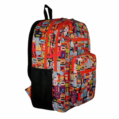 Dea School Pack Bag - Robots Design