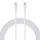 Aukey CB-NCC2 Nylon Braided USB-C to USB-C Cable 1.8m - White