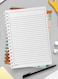 Lowha Spiral Notebook With 60 Sheets And Hard Paper Covers With Back To School Kids Drawing Design, For Jotting Notes And Reminders, For Work, University, School