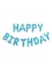 Generic Happy Birthday Letter Aluminum Foil Balloons