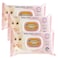 Carrefour baby wipes scented 56 wipes X 3