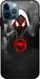 Theodor - Apple iPhone 12 Pro Max 6.7 Inch Case Spiderman Wearing Cap Flexible Silicone Cover