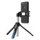 Benro MeFoto BK15 Mini Tripod and Selfie Stick with Remote Black and Blue