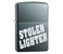 Zippo Classic Lighter 319762 150 White Stolen Lighter Design |Black Matte
